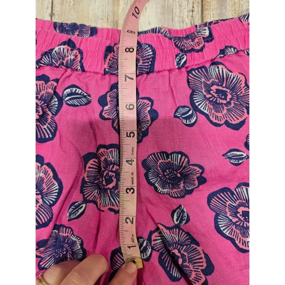 Kut‎ from the Kloth Womens Linen Floral Shorts Bundle Yellow Pink Size 6
